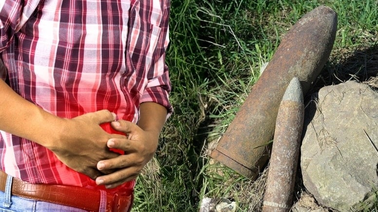 Hastanın makatında 1. Dünya Savaşı’ndan kalma top mermisi çıktı