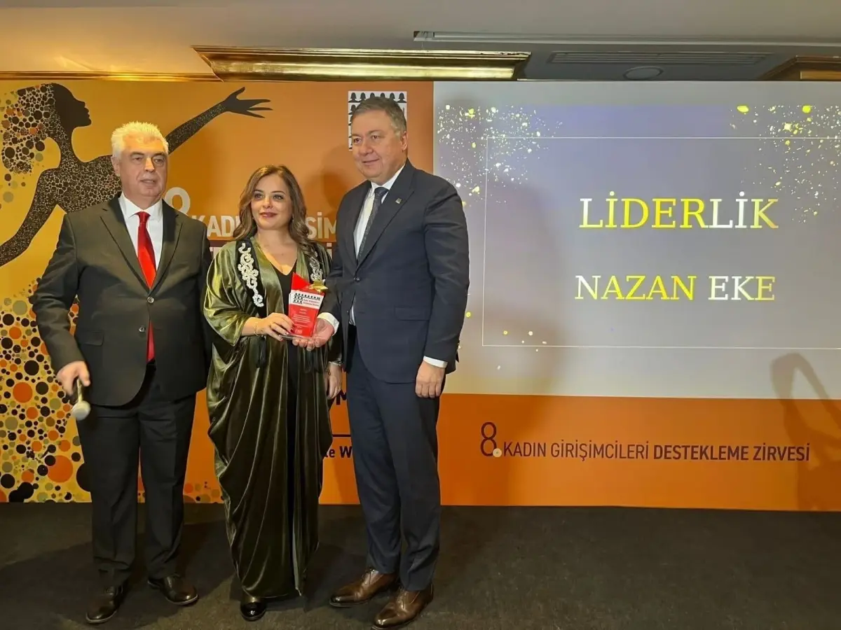 Nazan Eke’ye kadın girişimciliğinde liderlik ödülü: Alyalina ile ilham veren başarı