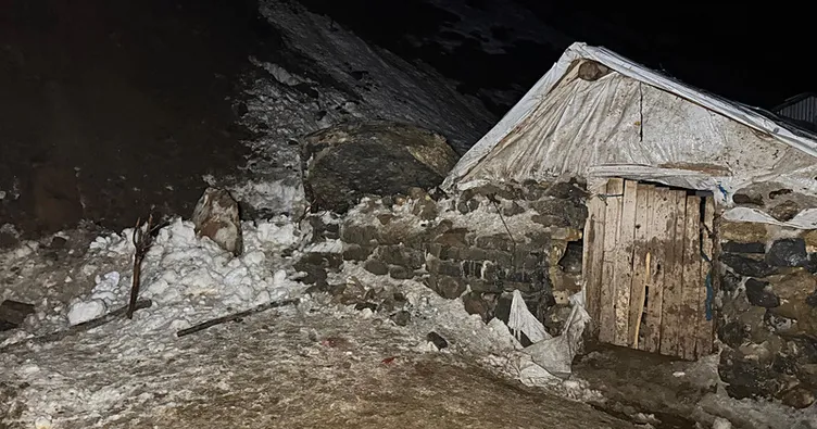 Şırnak’ta yamaçtan kopan kaya parçaları ağıla düştü: 20 hayvan telef oldu