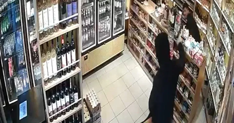 Şişli’de tekel bayinde silahlı saldırı; sandalyeyle kendini korumaya çalıştı