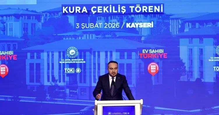 Yüzyılın Konut Projesi’nde Kayseri’ye 7 Bin 562 yeni yuva
