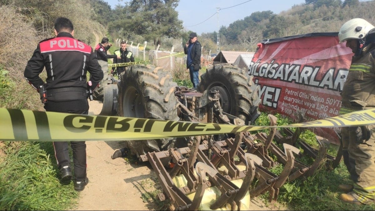 Bursa’da devrilen traktörün altında kalan kişi hayatını kaybetti
