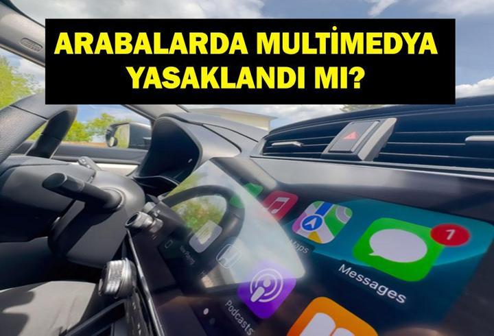 ARABADA MULTİMEDYA YASAK MI 2026? CarPlay ve Android Auto Ne Olacak? Double Teyp Kullanmak Yasak mı? Arabada Ekran Kullanımı Değişti