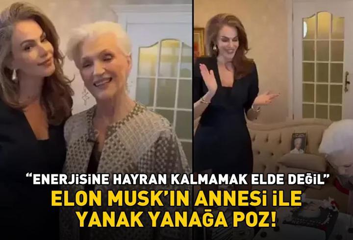 Tülin Şahin’den Elon Musk’ın annesi Maye Musk ile yanak yanağa poz! ‘Enerjisine hayran kalmamak elde değil!’