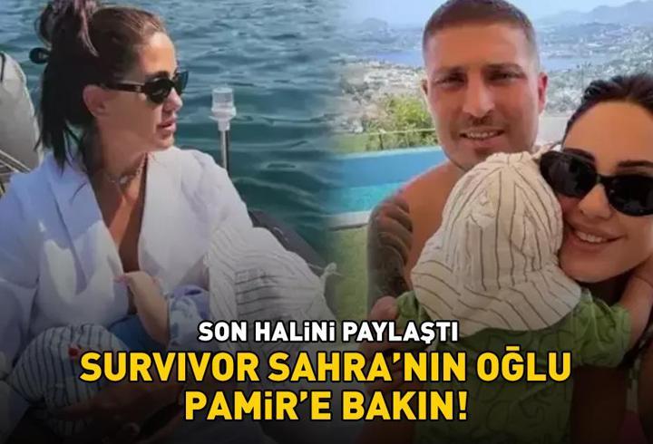 Survivor Sahra Işık’ın oğlu Pamir’e bakın! Son halini paylaştı!