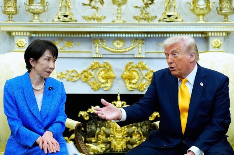 Trumptan İrana kara harekatı iddialarına yanıt Japon heyetine yaptığı espri gündeme oturdu