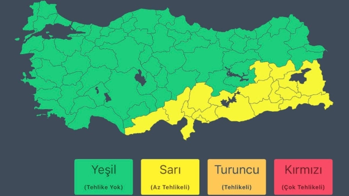 İçişleri Bakanlığı’ndan ‘sağanak’ ve ‘fırtına’ uyarısı
