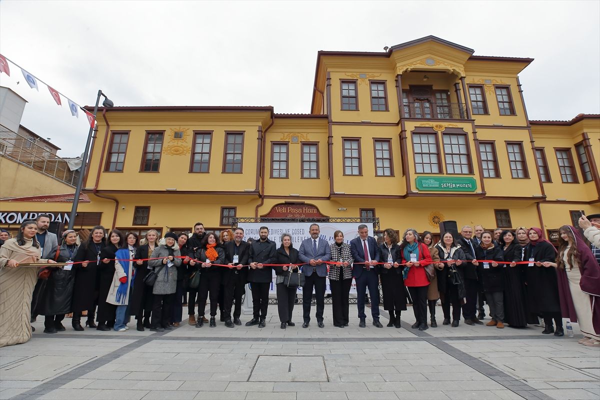 Çorum’da “Puduhepa Resim Sergisi” düzenlendi