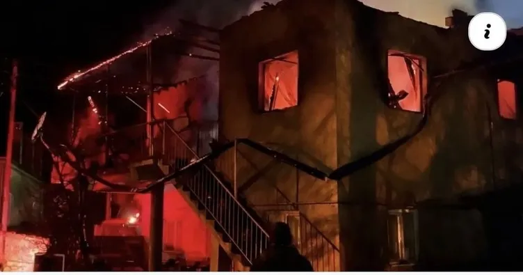 Kayseri’de iki katlı evde çıkan yangın bir kişiyi hayattan kopardı