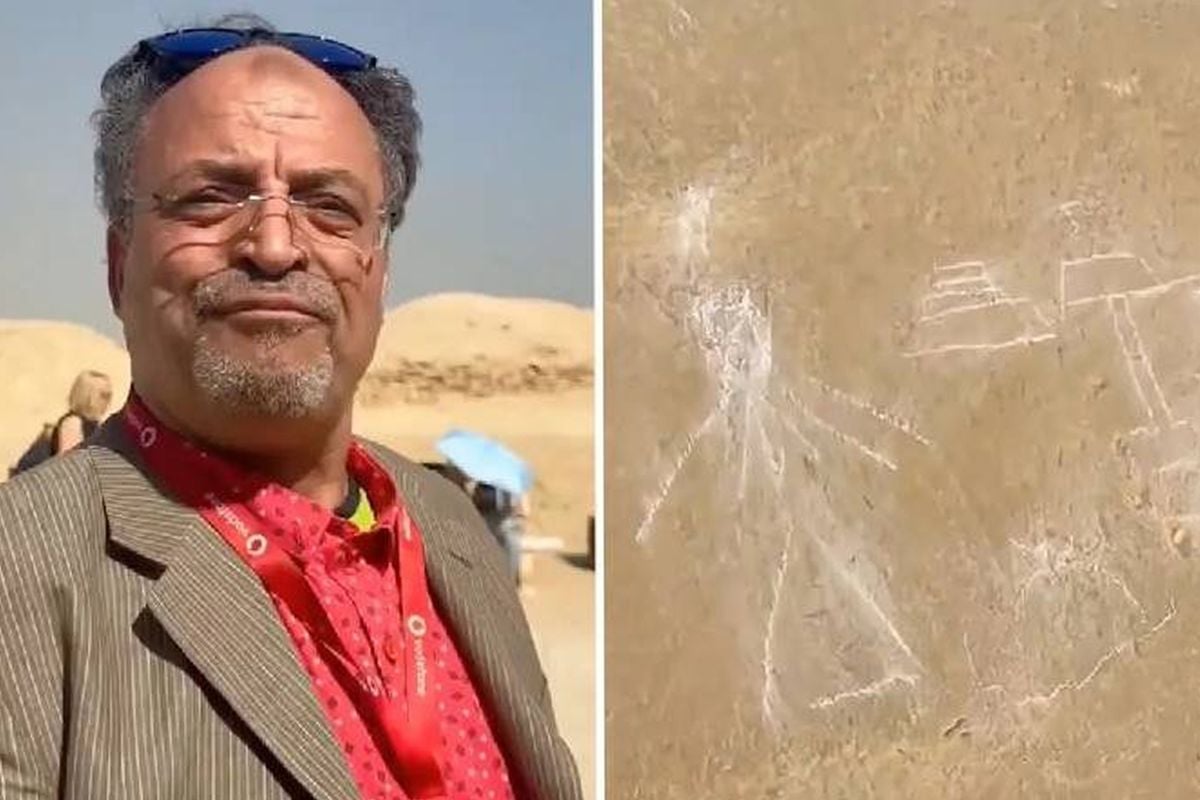 Tur rehberi Mısır’da 4 bin yıllık piramide çöp adam ve kadın çizdi, hapis cezası alabilir