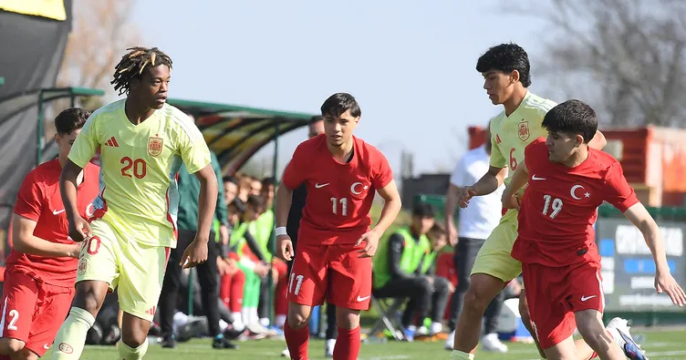 U17 Milli Takımı, İspanya ile yenişemedi!