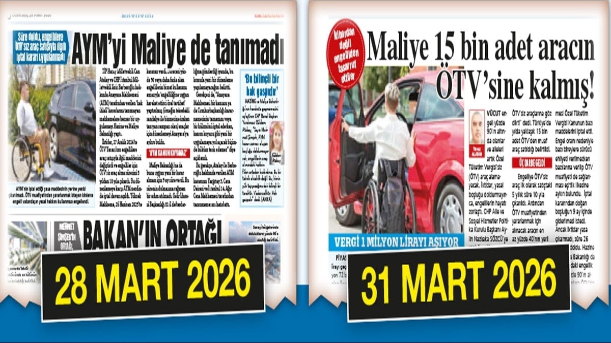 SÖZCÜ yazdı müjde geldi