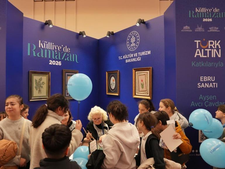 Külliye’de Ramazan’a yoğun ilgi: Bakan Ersoy atölyeleri inceledi