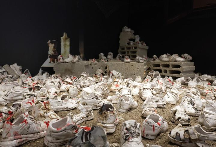 Filistin’e destek için “Sessiz Ayakkabılar” sergisi