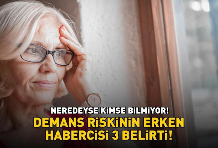 Neredeyse kimse bilmiyor! Demans riskinin erken habercisi 3 belirti!