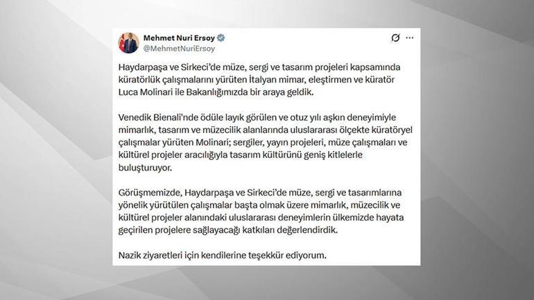 Haydarpaşa ve Sirkeci Garında ünlü küratör devrede