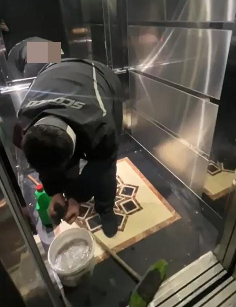 Pizza siparişinde skandal: Asansörde akılalmaz olay