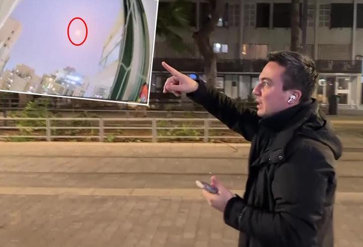 CNN TÜRK SAHADA… Tel Aviv’de canlı yayında patlama sesleri