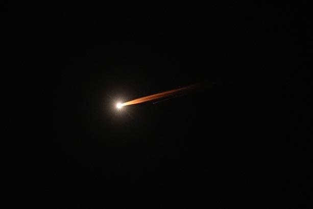 İran’dan İsrail’e fırlatılan füzeler Batı Şeria semalarında! Sıcak görüntü