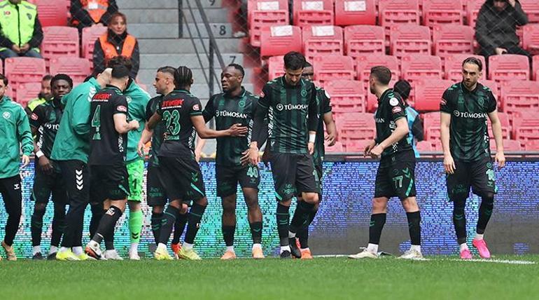 Samsunspor ile Konyaspor, gollü maçta yenişemedi