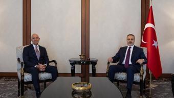 Son dakika... Hakan Fidan, Tom Barrackı kabul etti