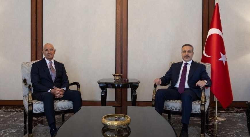 Dışişleri Bakanı Hakan Fidan, ABD’li Büyükelçi Barrack’ı kabul etti