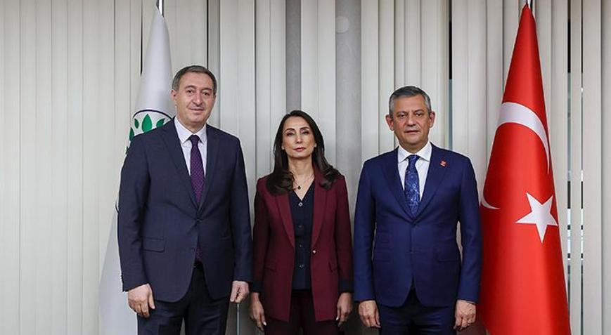 CHP Genel Başkanı Özgür Özel, DEM Parti’yi ziyaret etti