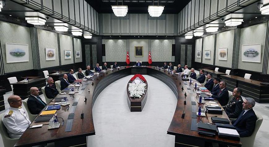 MGK, Cumhurbaşkanı Erdoğan başkanlığında toplandı