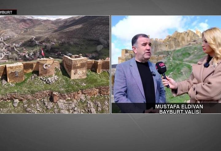 Vali Mustafa Eldivan ayrıntıları CNN TÜRK’te anlattı: Bayburt Kalesi restore ediliyor