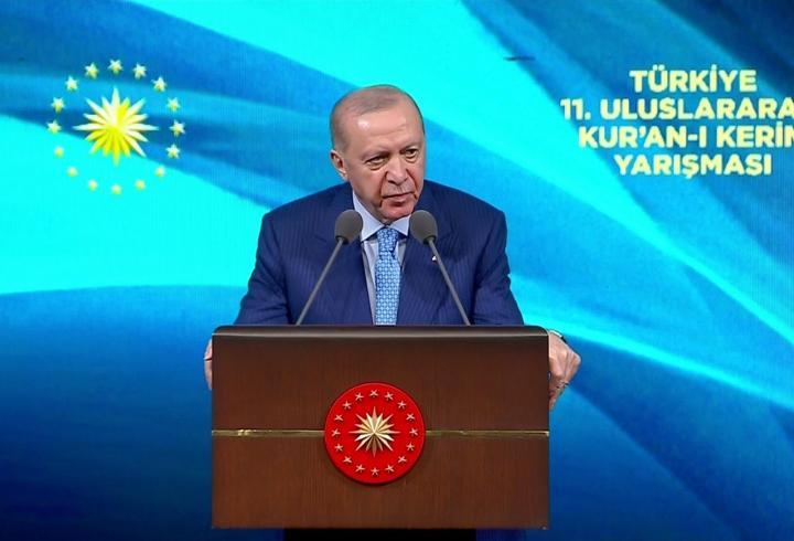 Erdoğan: İslam dünyası zorlu günlerden geçiyor