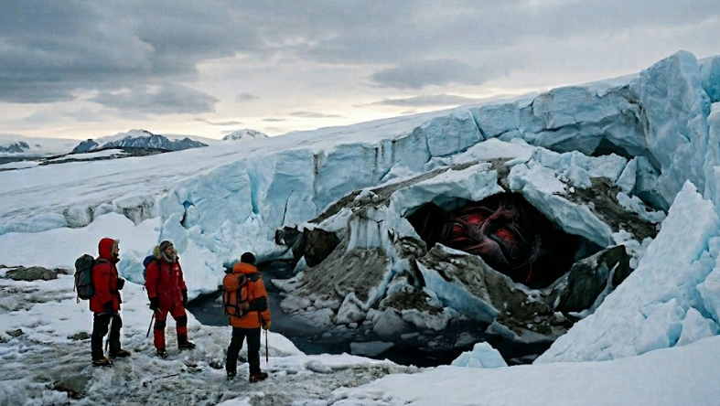 Eriyen buzların altından ‘normal olmayan’ bir şey çıktı