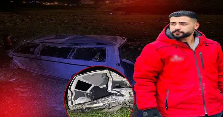 Cizre-İdil yolunda feci kaza! Uçuruma yuvarlanan araç hurdaya döndü: 1 ölü