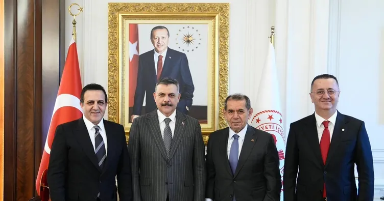 Galatasaray yönetiminden İçişleri Bakanı Çiftçi’ye ziyaret!