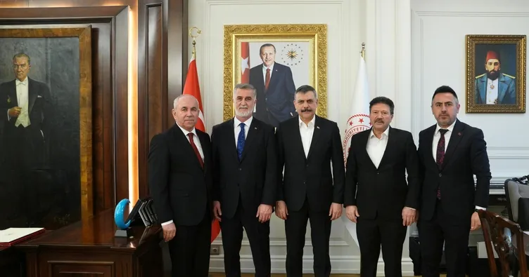 İçişleri Bakanı Çiftçi, TŞOF heyetini kabul etti