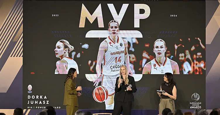 Kadınlar EuroLeague’de sezonun MVP’si Galatasaray’dan Juhasz!