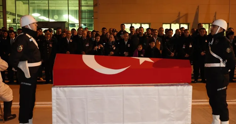 Şehit polis Seçkin Yalçın memleketinde törenle karşılandı