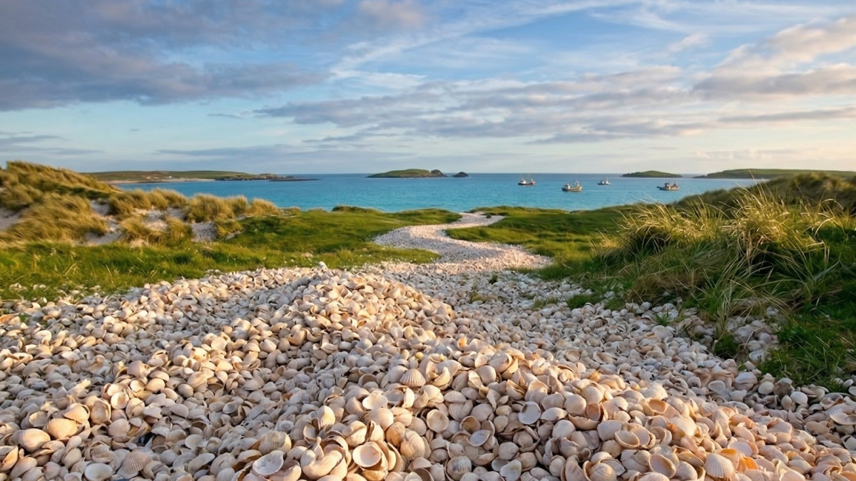 3 bin metrekare yemek atıklarından oluşan dünyanın en garip adası