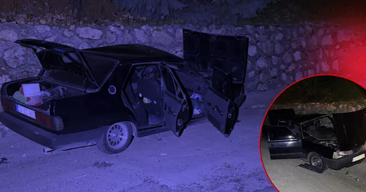 Adıyaman’da alkollü sürücü dehşeti! İstinat duvarına çarptı: 2 yaralı