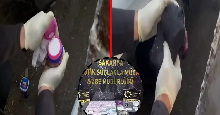 Sakarya’da zehir tacirlerine operasyon! Sakız ve çorap kutularından uyuşturucu fışkırdı: 6 tutuklama