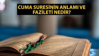 Cuma Suresi 9. 10. 11. Ayetlerinin Arapça ve Türkçe Okunuşu ile Meali