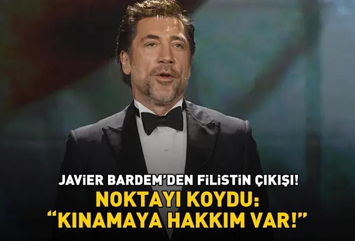 ‘Savaşa hayır!’ ve ‘Özgür Filistin’ sloganları atmıştı! Javier Bardem noktayı koydu: ‘Kınamaya hakkım var’