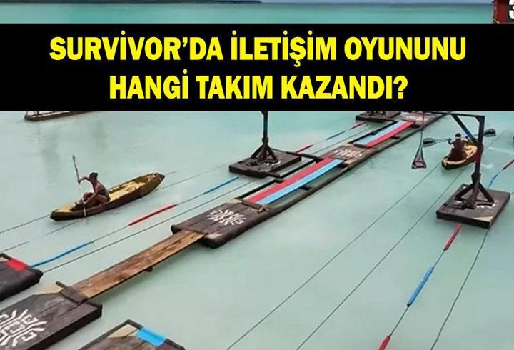Survivor’da ödül oyununu kim kazandı? 6 Mayıs Survivor ödül oyunu kazananı hangi takım oldu?
