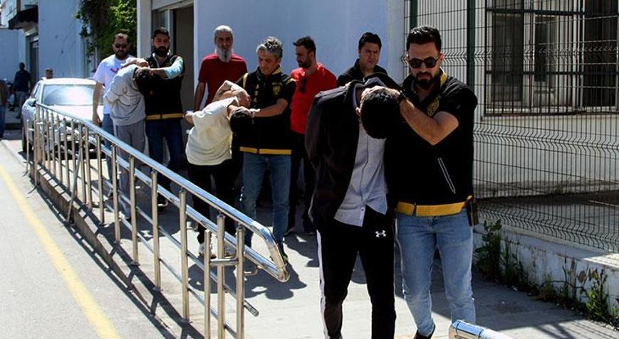 500 saatlik kamera görüntüleri incelendi, saldırının failleri yakalandı