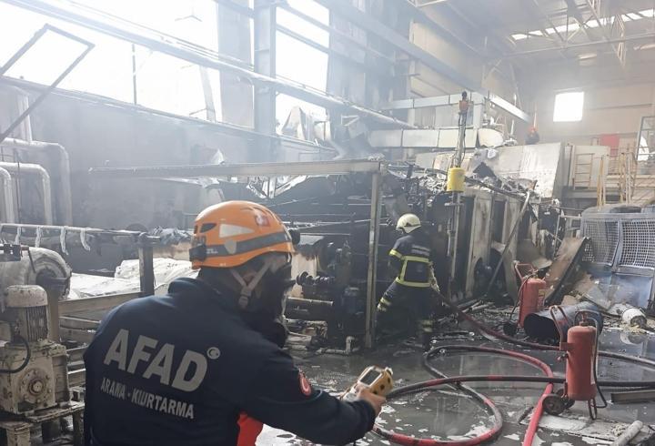 Fabrikadaki yangında yaralanan 8 işçiden 7’si taburcu oldu