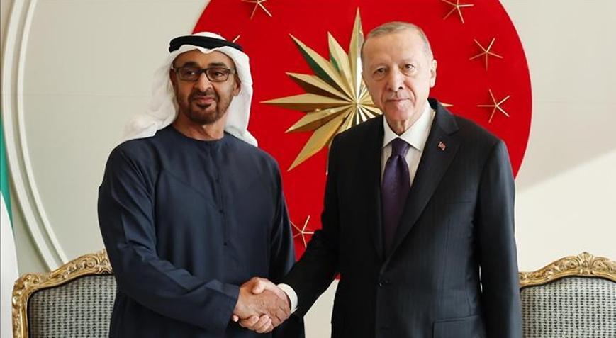 Erdoğan, BAE Devlet Başkanı ile görüştü