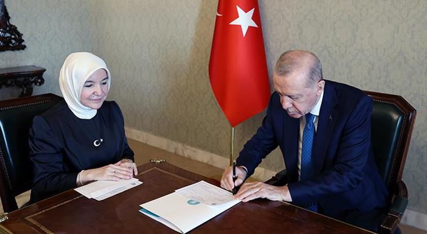 Cumhurbaşkanı Erdoğan, Darülaceze’ye kurban bağışında bulundu