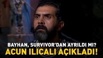 Bayhan, Survivordan ayrıldı mı Acun Ilıcalı açıkladı: Devam etme şansı yok
