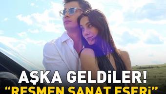 Uzak Şehirin yıldızları Atakan Özkaya ve Dilin Döğer aşka geldi ‘RESMEN SANAT ESERİ’