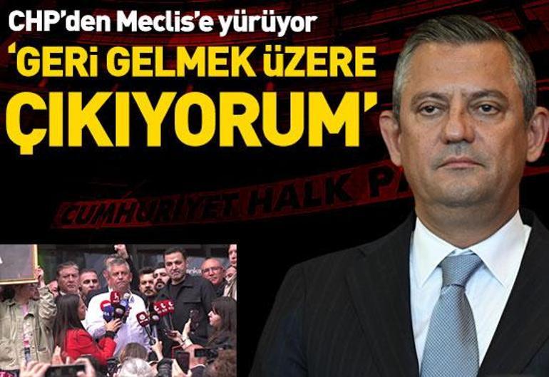 SON DAKİKA Polis CHP Genel Merkezinden ayrılan Özgür Özel TBMMye yürüyor... CHPlİ Başarırdan CNN Türke müdahale