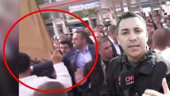 Canlı yayında CNN TÜRKe müdahale: CHPli Başarırdan CNN TÜRK muhabirine saldırı